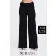 Mirage Palina gombos/zsebes élvasalt szövetnadrág, fekete L/XL méretben