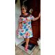 Fashion by Nono Dolly ruha, virágmintás 2XL méretben