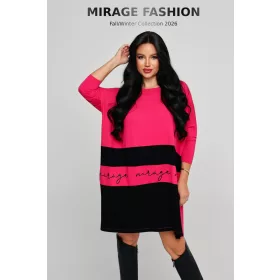 Mirage Malaga bő tunika, pink-fekete