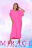 Mirage Vaníilia szatén szilk maxiruha, uv pink