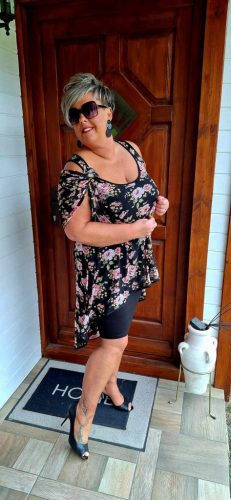 Fashion by Nono Atina ruha stólával, fekete 3XL méretben