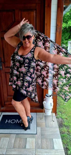 Fashion by Nono Atina ruha stólával, fekete 3XL méretben