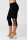 Mirage 3/4-es pamut leggings, fekete L méretben