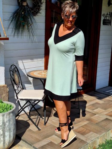 Fashion by Nono Dolly ruha, pisztácia 3XL méretben